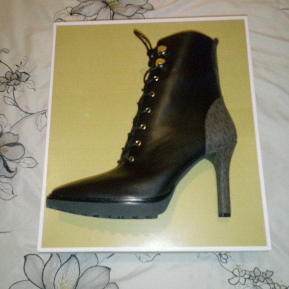 Michael Kors Kyle Lace Up Boots - Picture 10 of 10